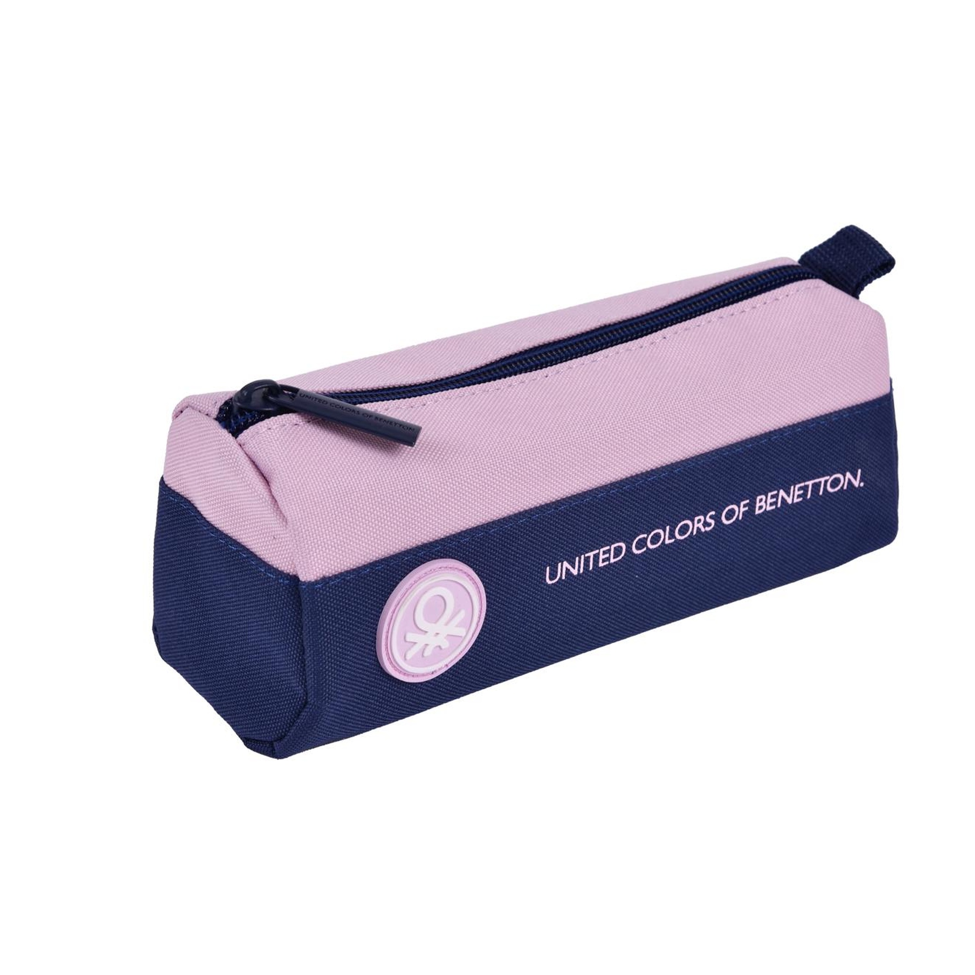 Kız Çocuk Pembe United Colors of Benetton Yazılı Oval Kalem Kutusu