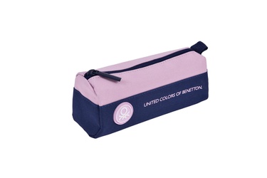  Kız Çocuk Pembe United Colors of Benetton Yazılı Oval Kalem Kutusu