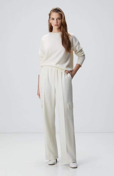  Network Kadın Beyaz Pantolon