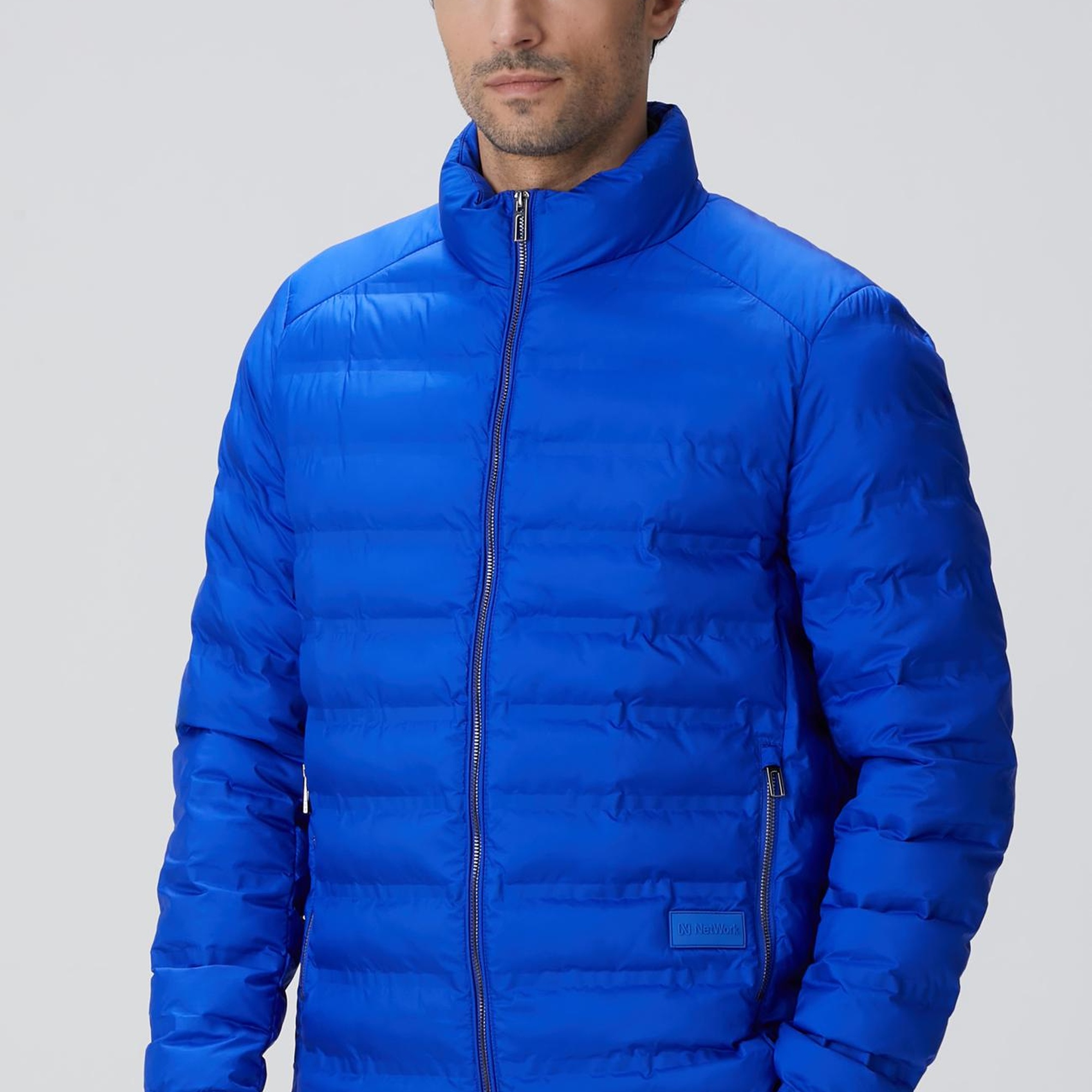 Network Erkek Saks Puffer Mont
