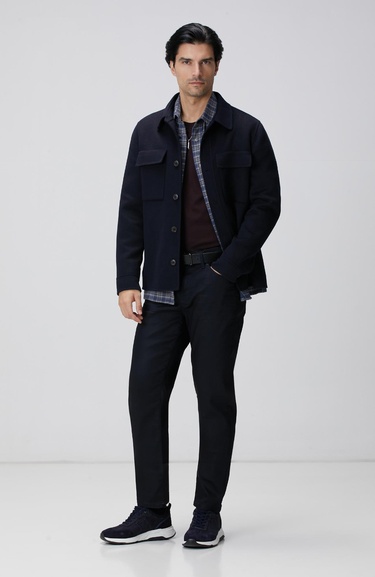  Network Erkek Bordo Yün T-shirt