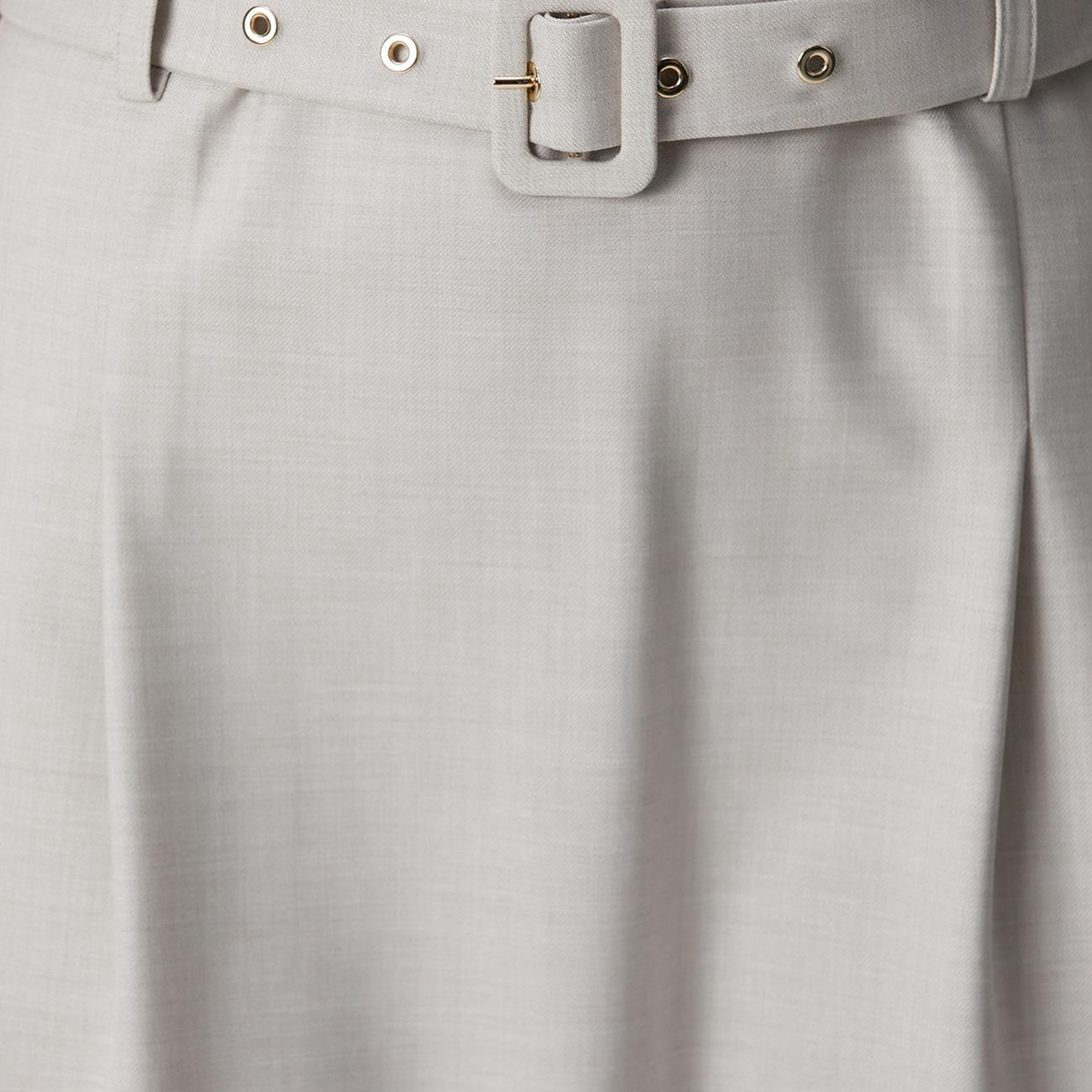 Network Kadın Bej Kemerli Mini Elbise