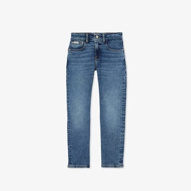  Calvin Klein Straight Wash Çocuk Mavi Jean