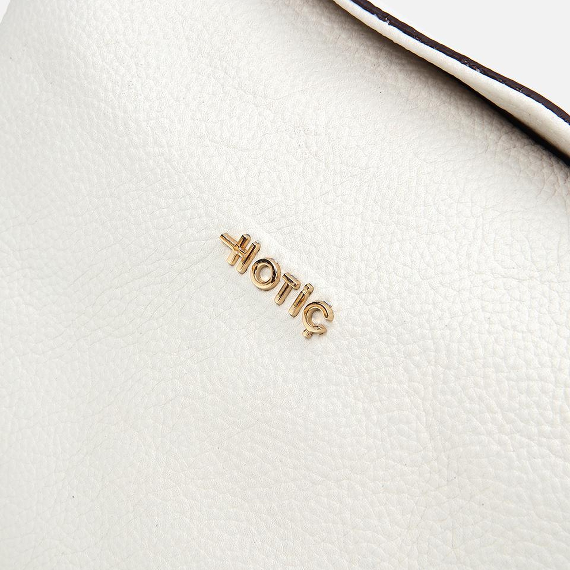 Kadın Deri Ekru Ayarlanabilir Askılı Omuz Çantası