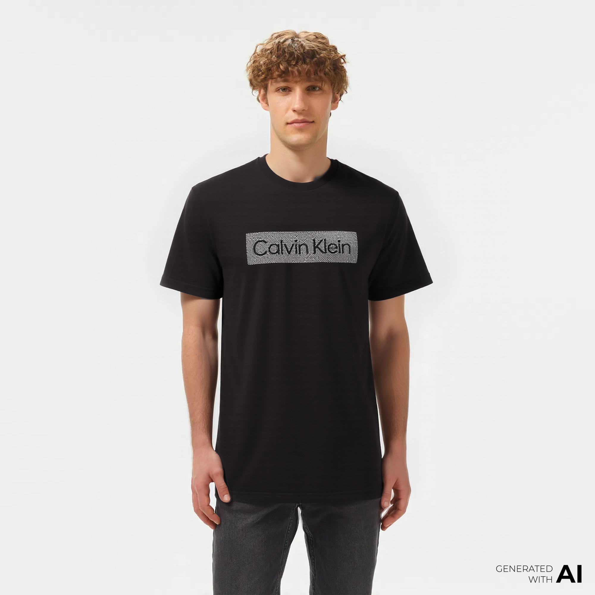  Calvin Klein Erkek Siyah T-Shirt