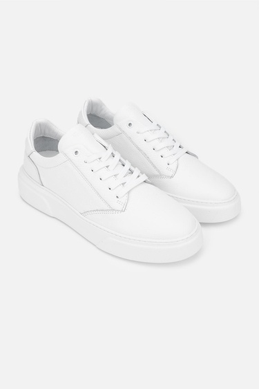  Valmenti Cess Erkek Beyaz Floter Hakiki Deri Sneakers & Spor Ayakkabı