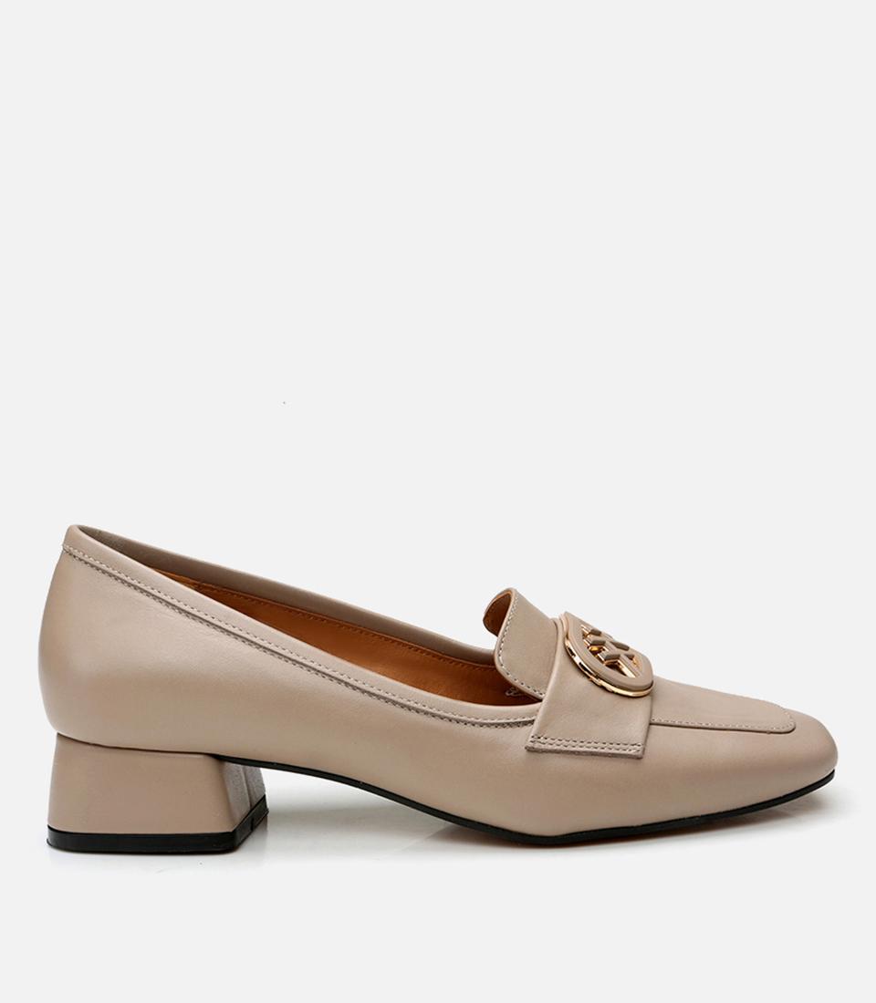  Kadın Deri Vizon Loafer