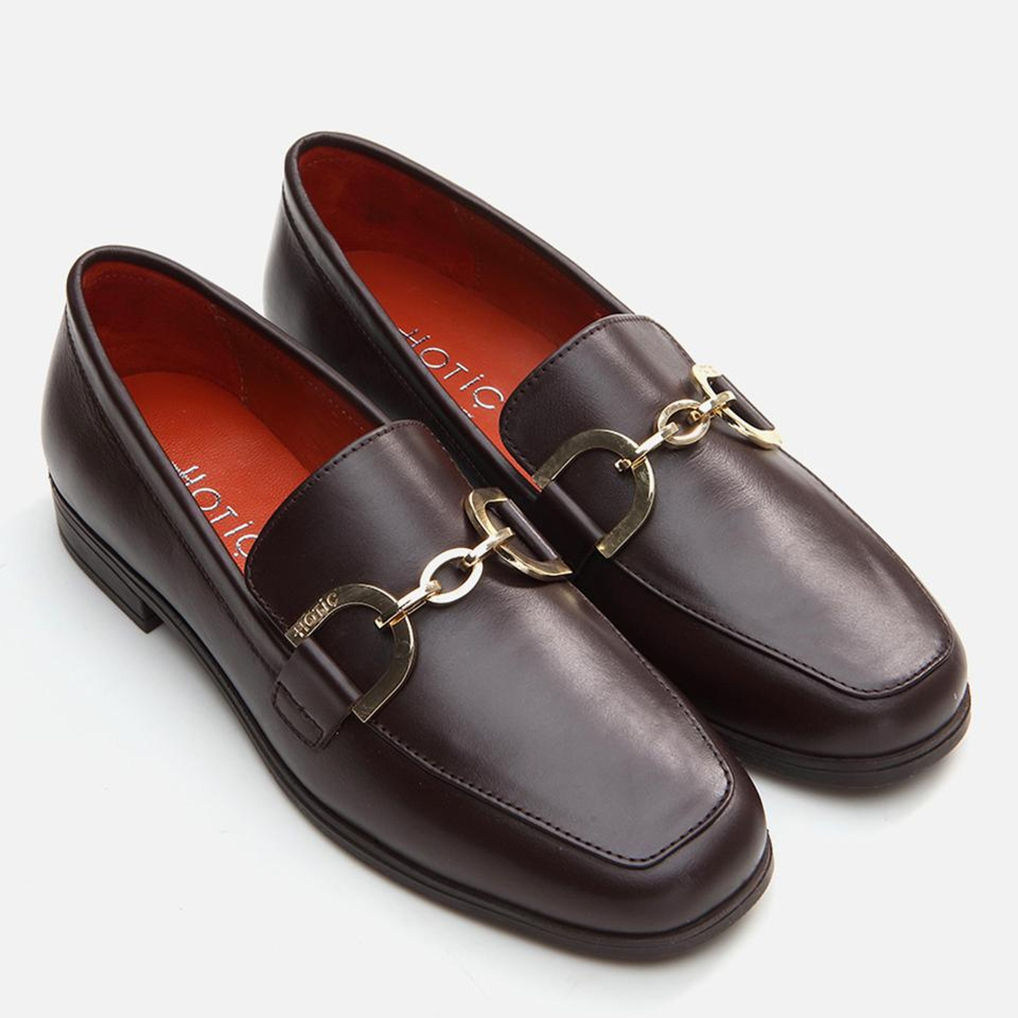 Kadın Deri Kahverengi Loafer