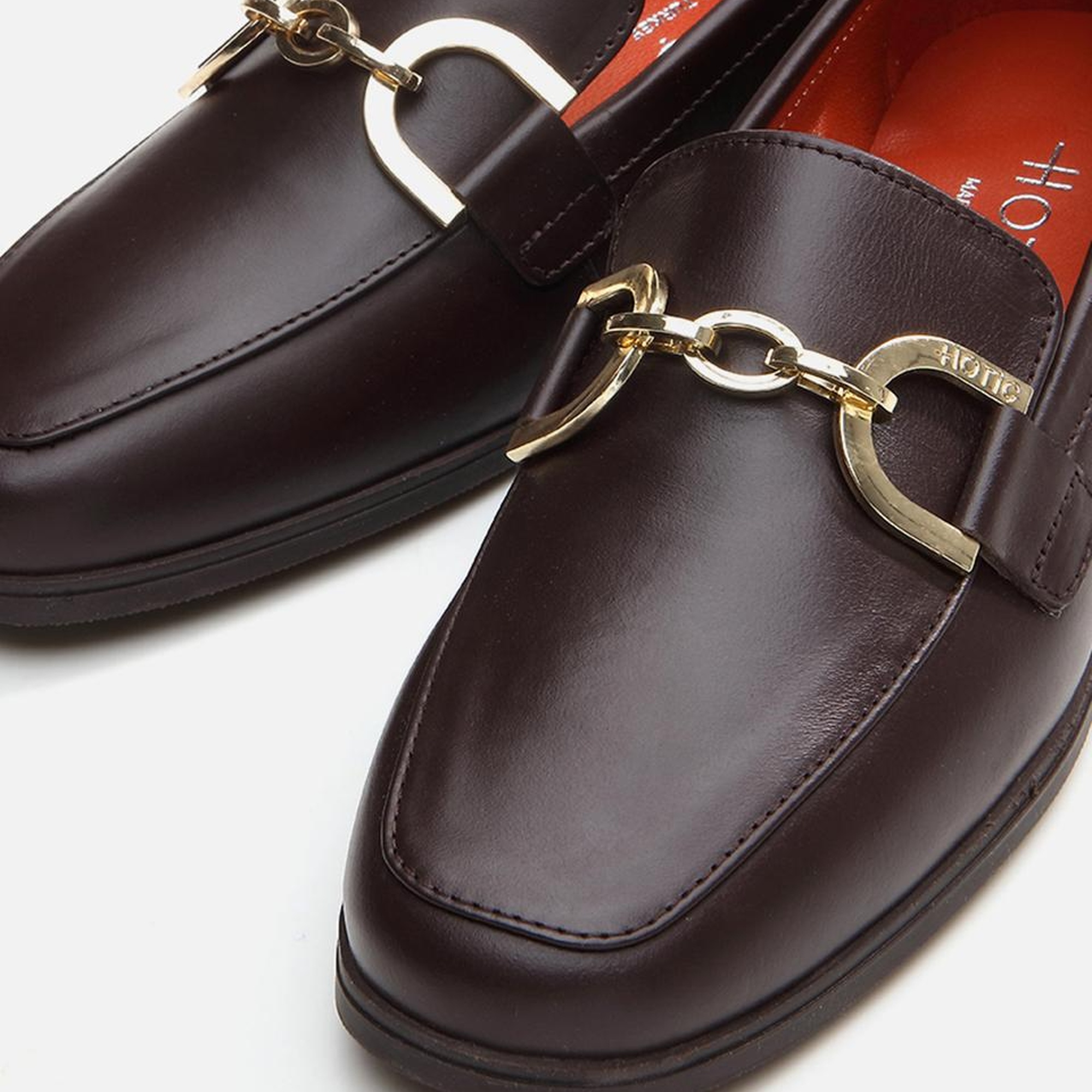 Kadın Deri Kahverengi Loafer