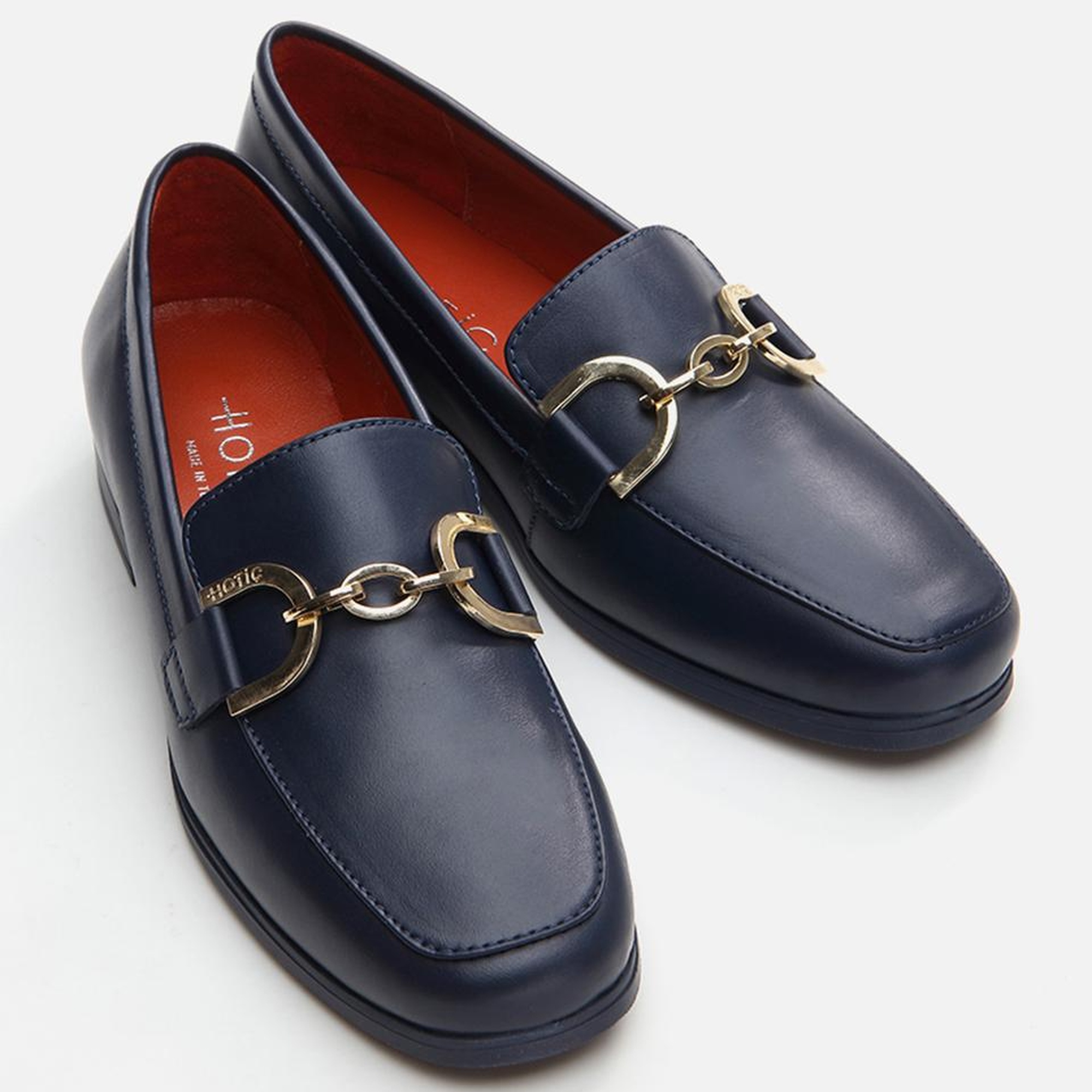 Kadın Deri Lacivert Loafer