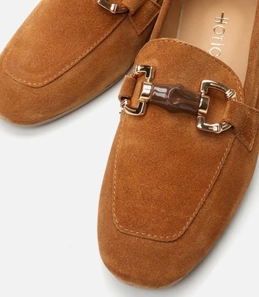  Kadın Deri Taba Loafer