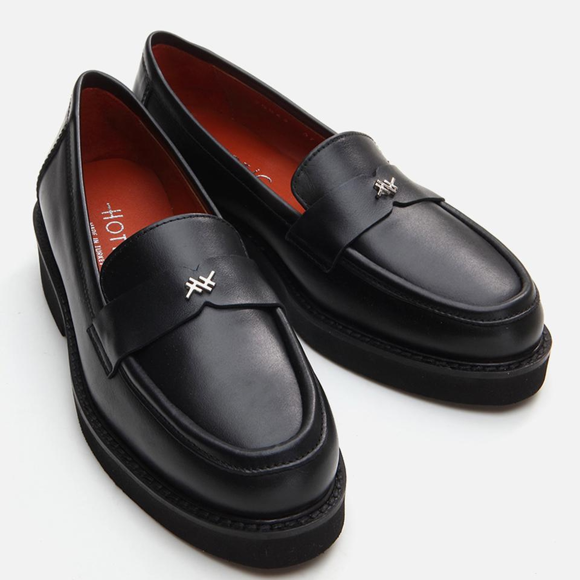 Kadın Deri Siyah Loafer