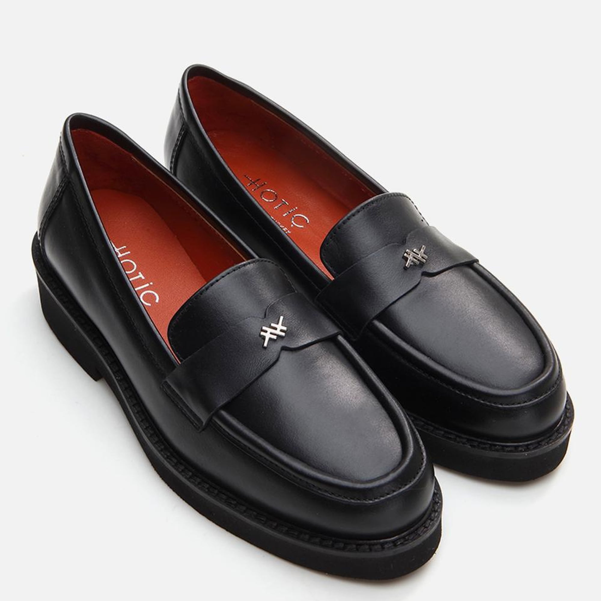 Kadın Deri Siyah Loafer