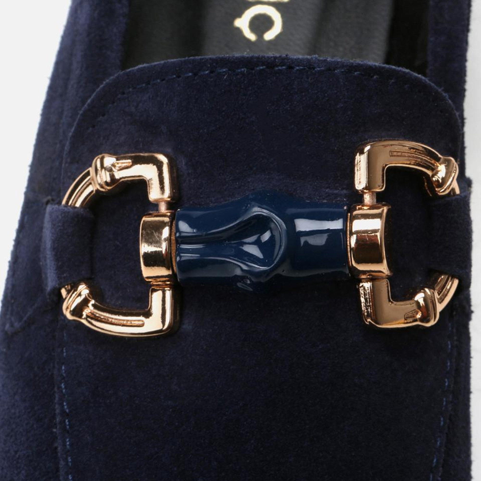 Kadın Deri Lacivert Loafer