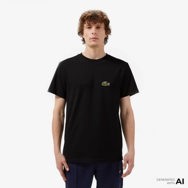  Lacoste Loose Fit Erkek Haki T-Shirt