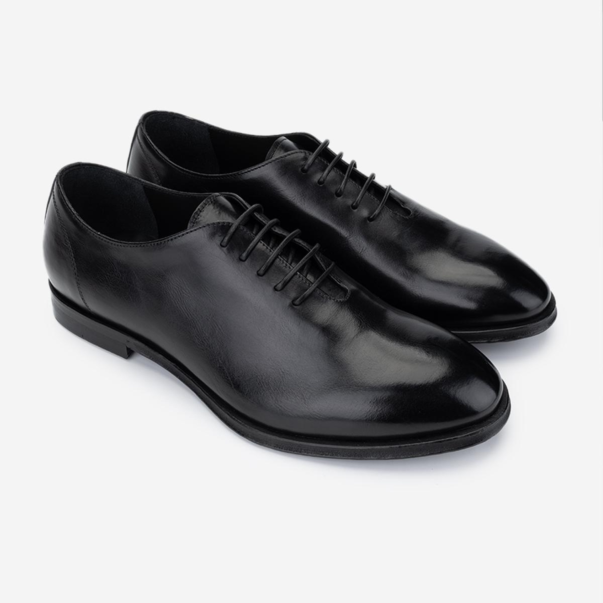 Valmenti Erkek Hakiki Deri Siyah Klasik Ayakkabı