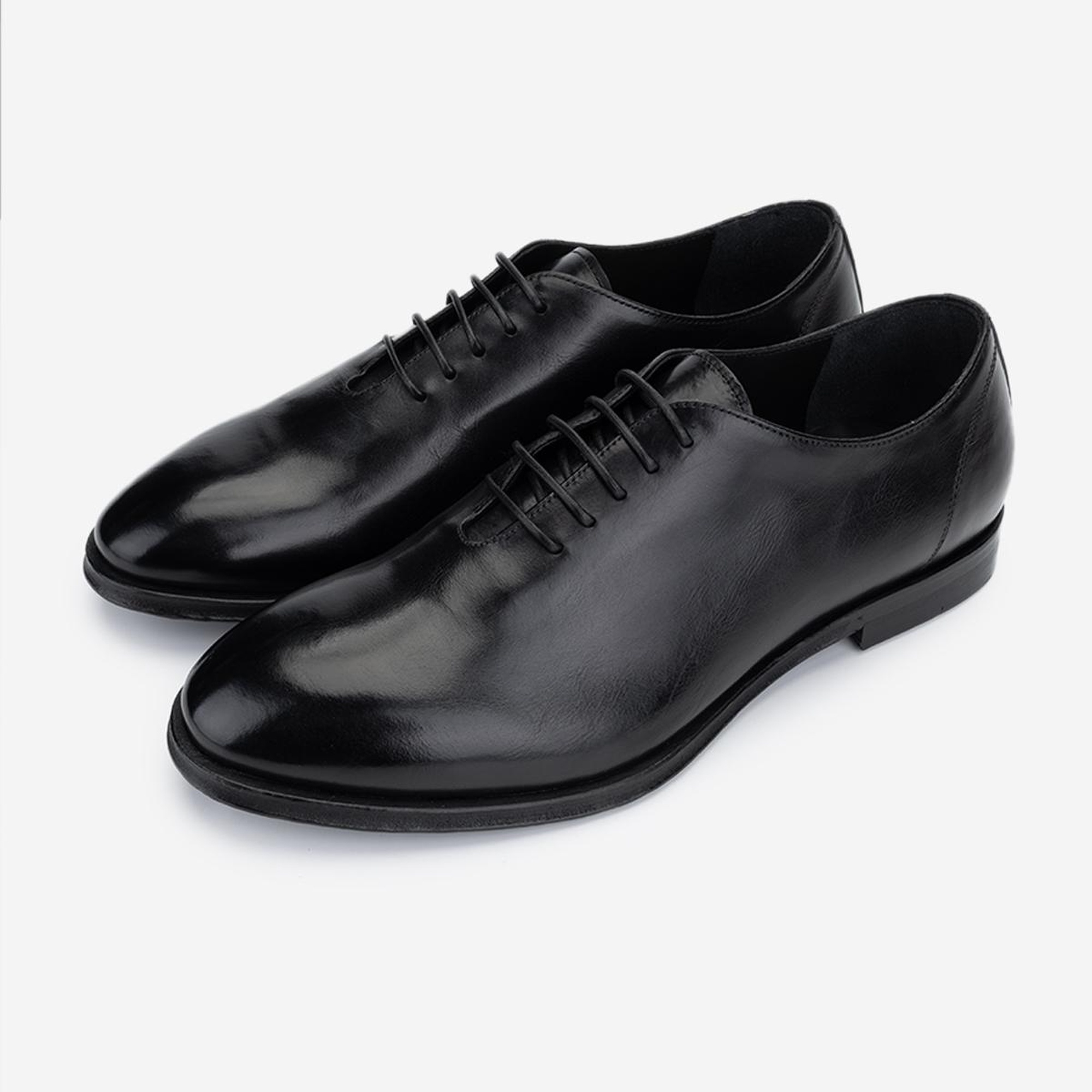 Valmenti Erkek Hakiki Deri Siyah Klasik Ayakkabı