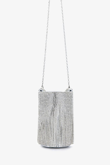  Lady Diva Kadın Vegan Gri Abiye Çanta