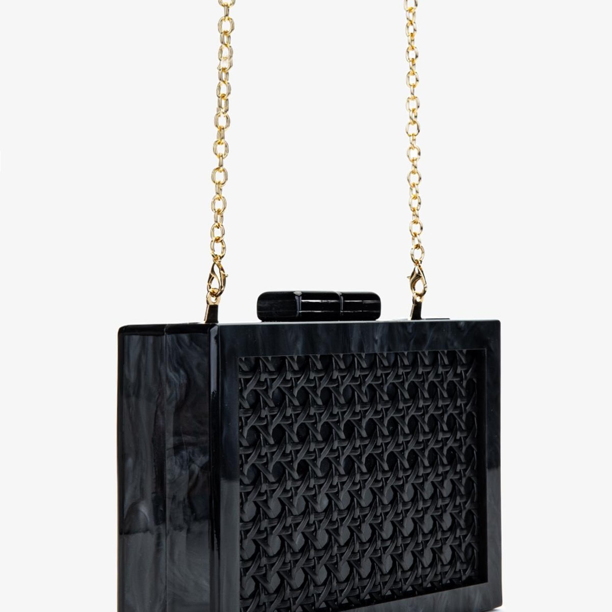 Lady Diva Kadın Vegan Siyah Abiye Çanta