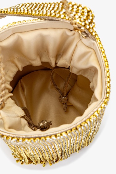  Lady Diva Kadın Vegan Gold Abiye Çanta