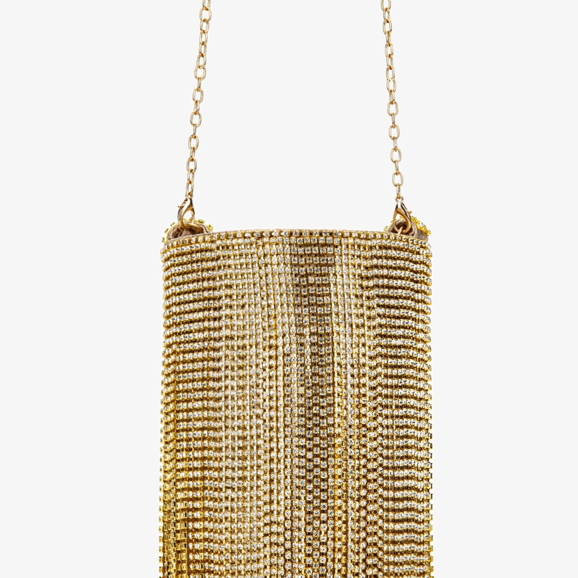 Lady Diva Kadın Vegan Gold Abiye Çanta