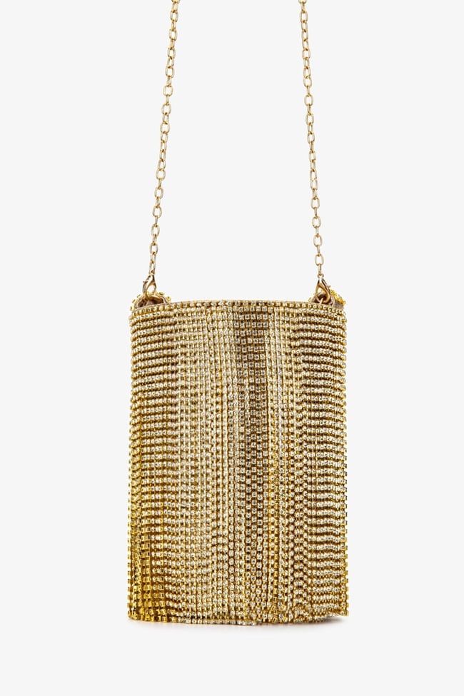  Lady Diva Kadın Vegan Gold Abiye Çanta