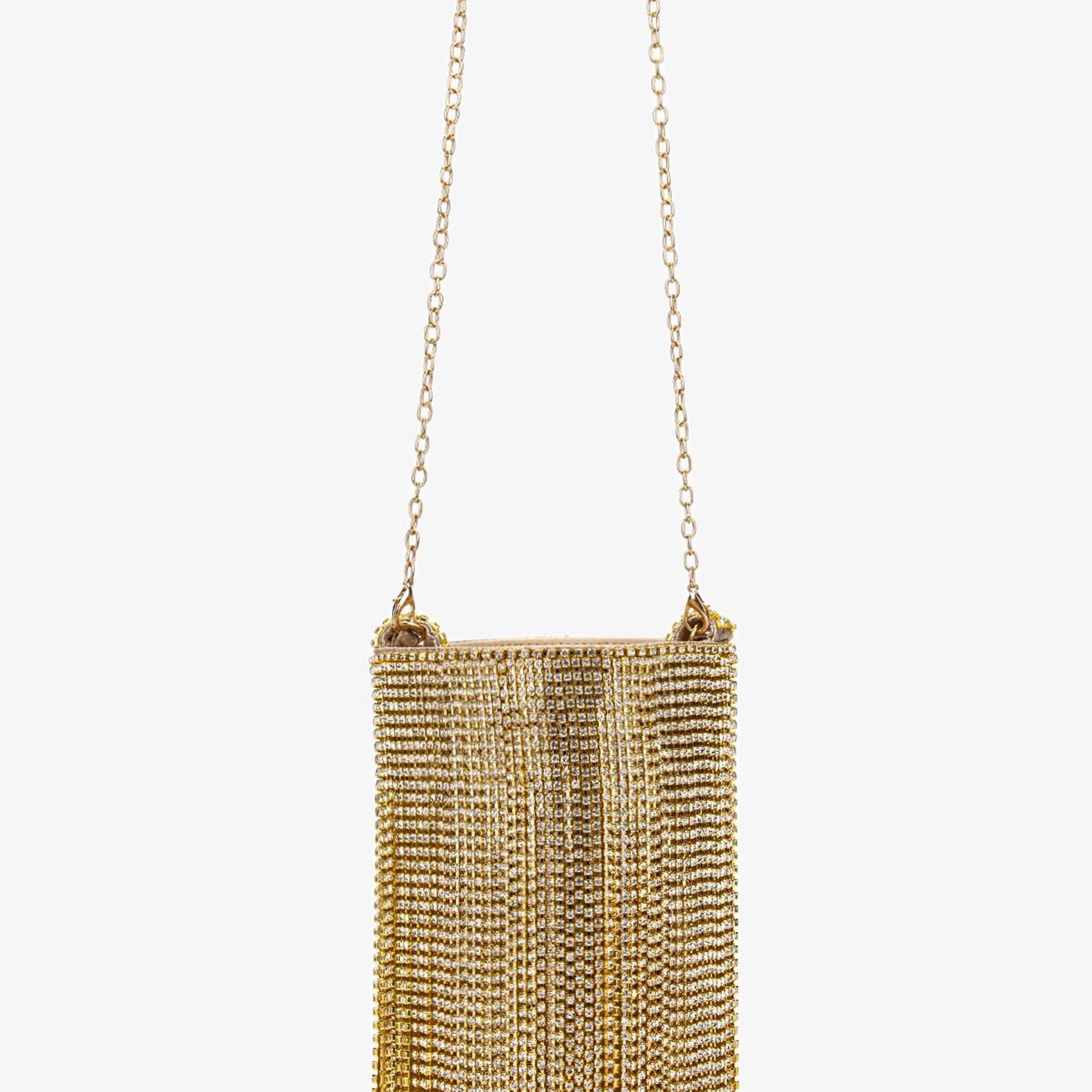 Lady Diva Kadın Vegan Gold Abiye Çanta