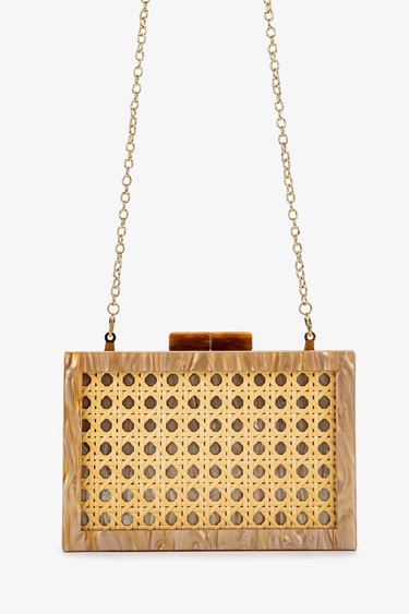  Lady Diva Kadın Vegan Gold Abiye Çanta