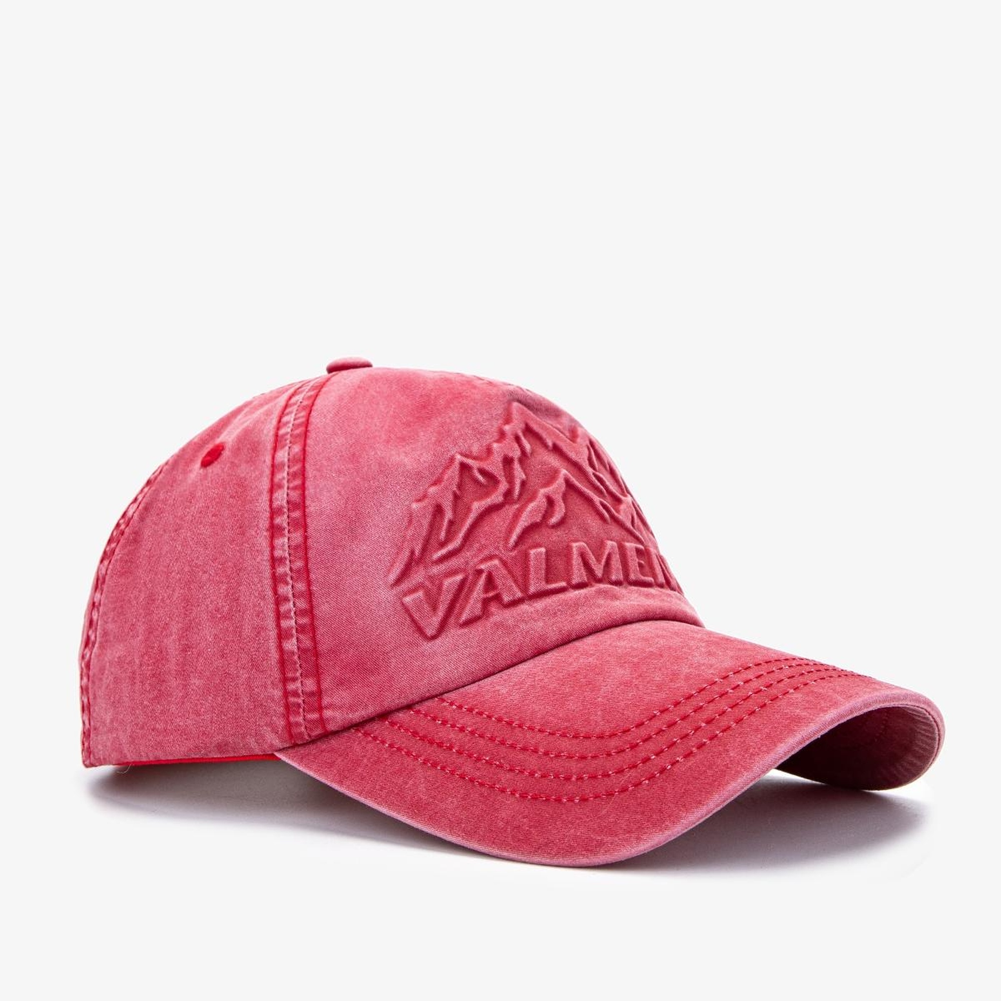 Valmenti Unisex Tekstil Kırmızı Beyzbol Şapka