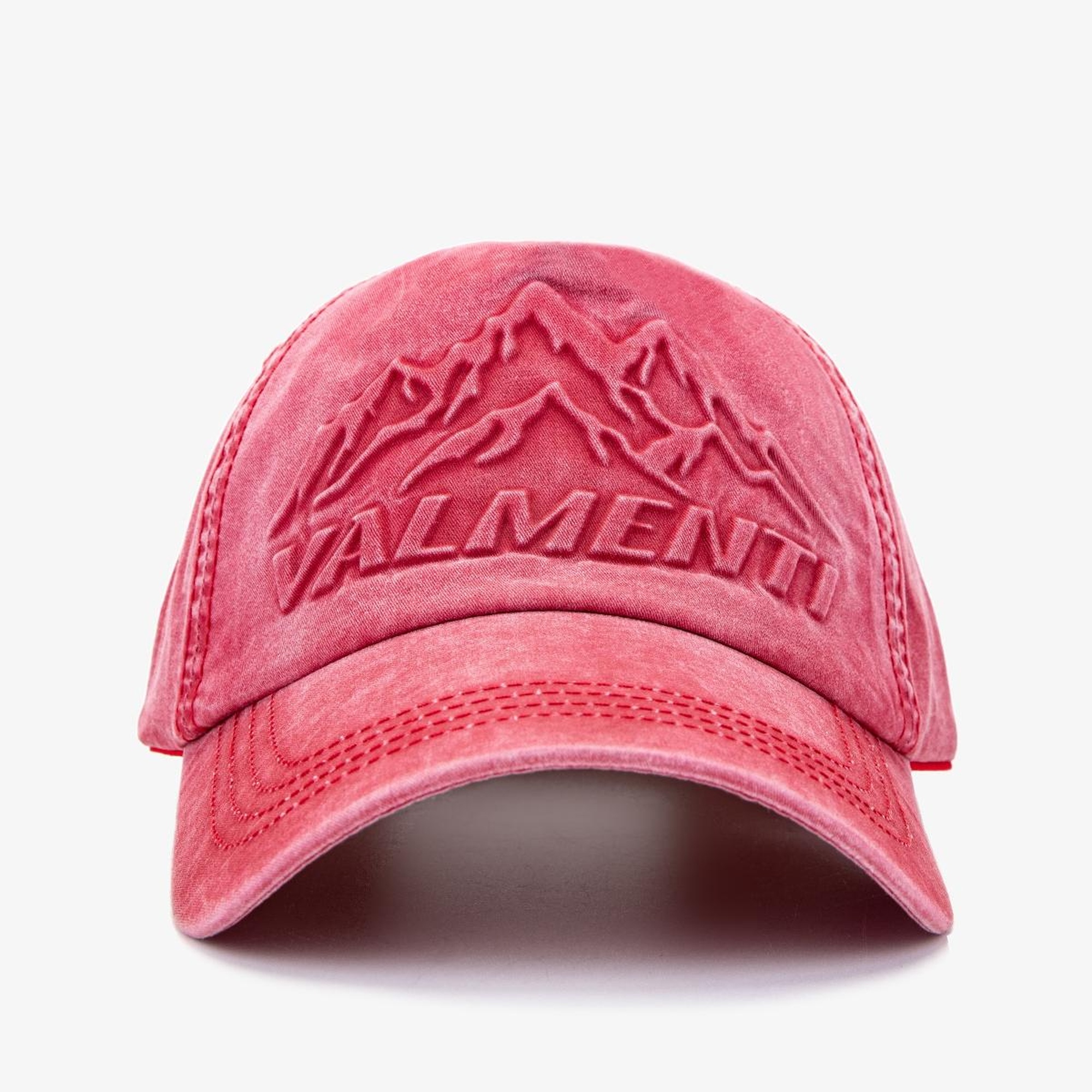 Valmenti Unisex Tekstil Kırmızı Beyzbol Şapka