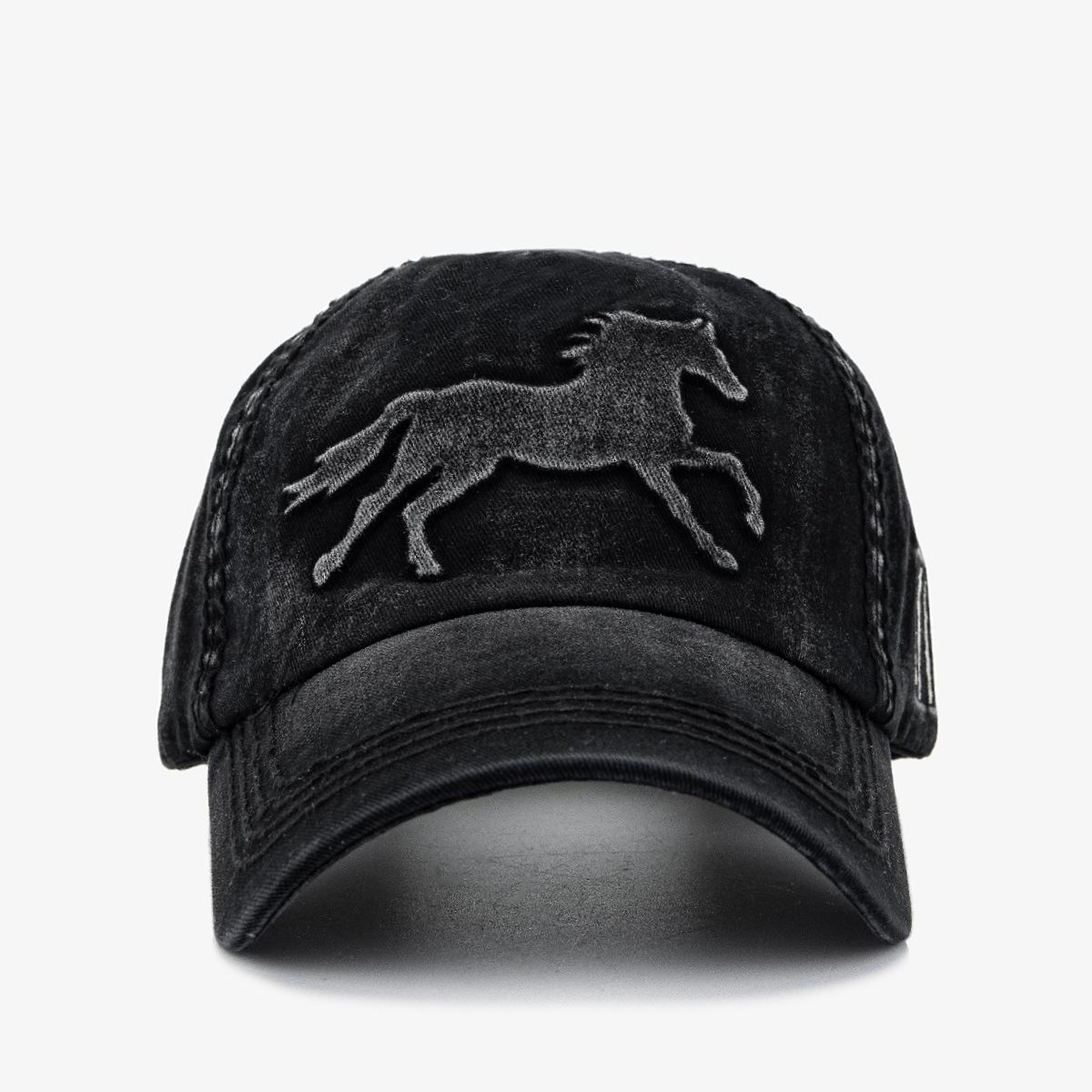 Valmenti Unisex Tekstil Siyah Beyzbol Şapka