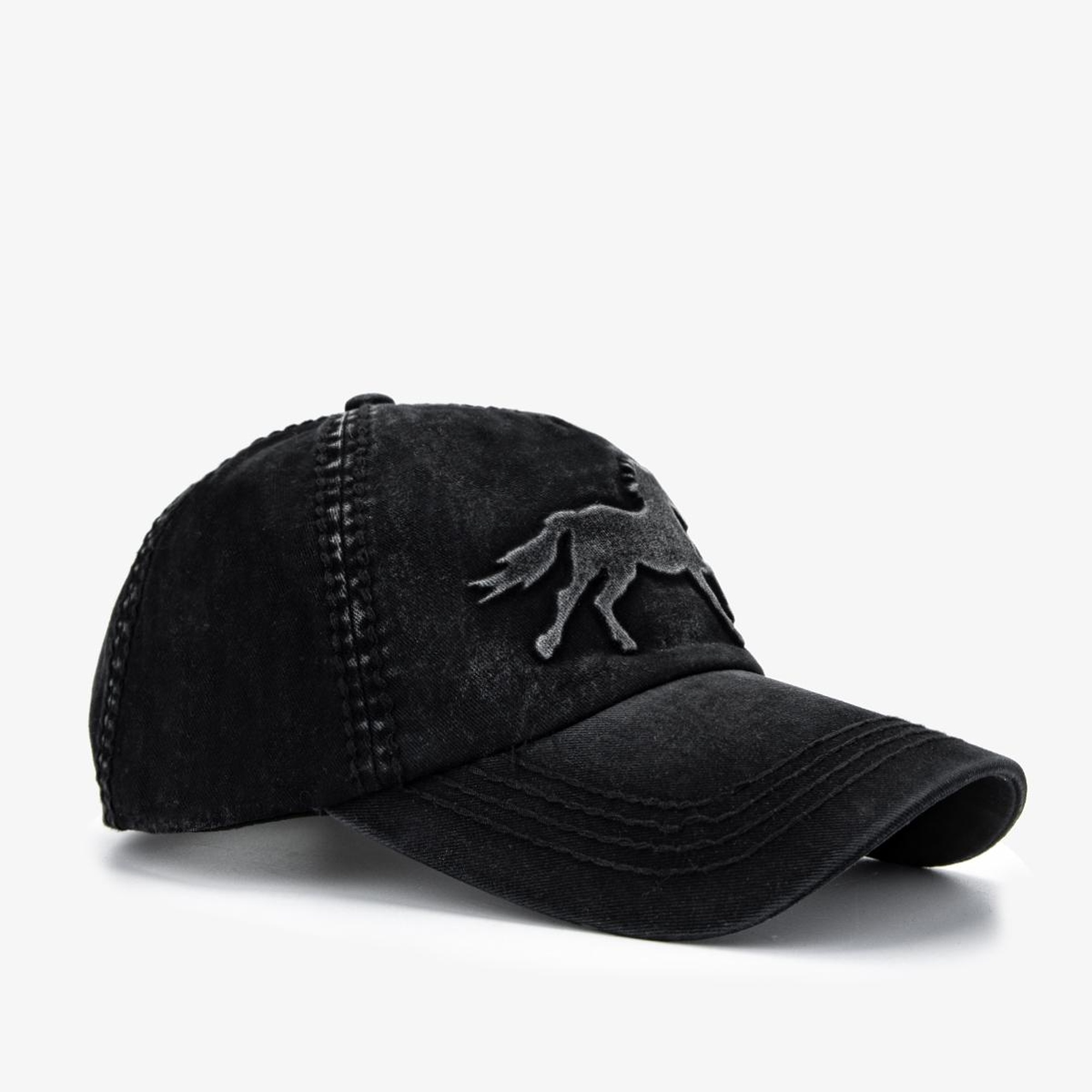 Valmenti Unisex Tekstil Siyah Beyzbol Şapka