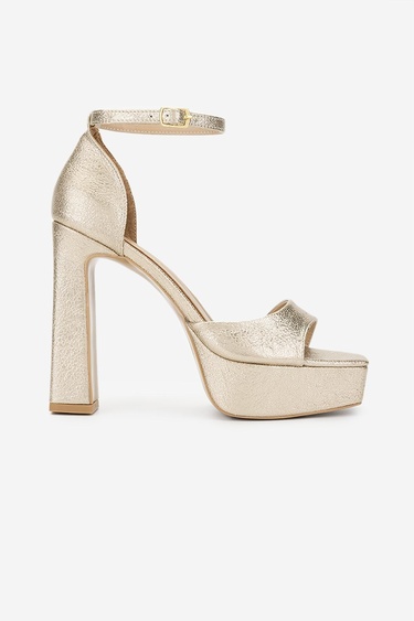  Valmenti Kadın Vegan Dore Topuklu Ayakkabı