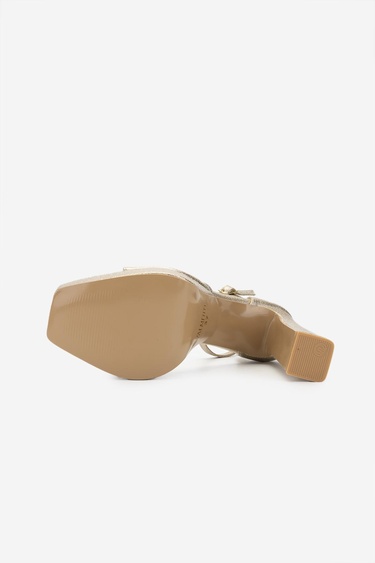  Valmenti Kadın Vegan Dore Topuklu Ayakkabı