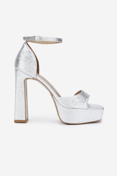  Valmenti Kadın Vegan Lame Topuklu Ayakkabı