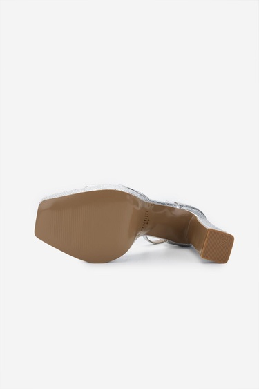  Valmenti Kadın Vegan Lame Topuklu Ayakkabı