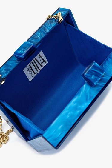  Lady Diva Kadın Vegan Mavi Abiye Çanta