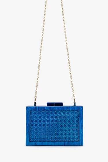  Lady Diva Kadın Vegan Mavi Abiye Çanta