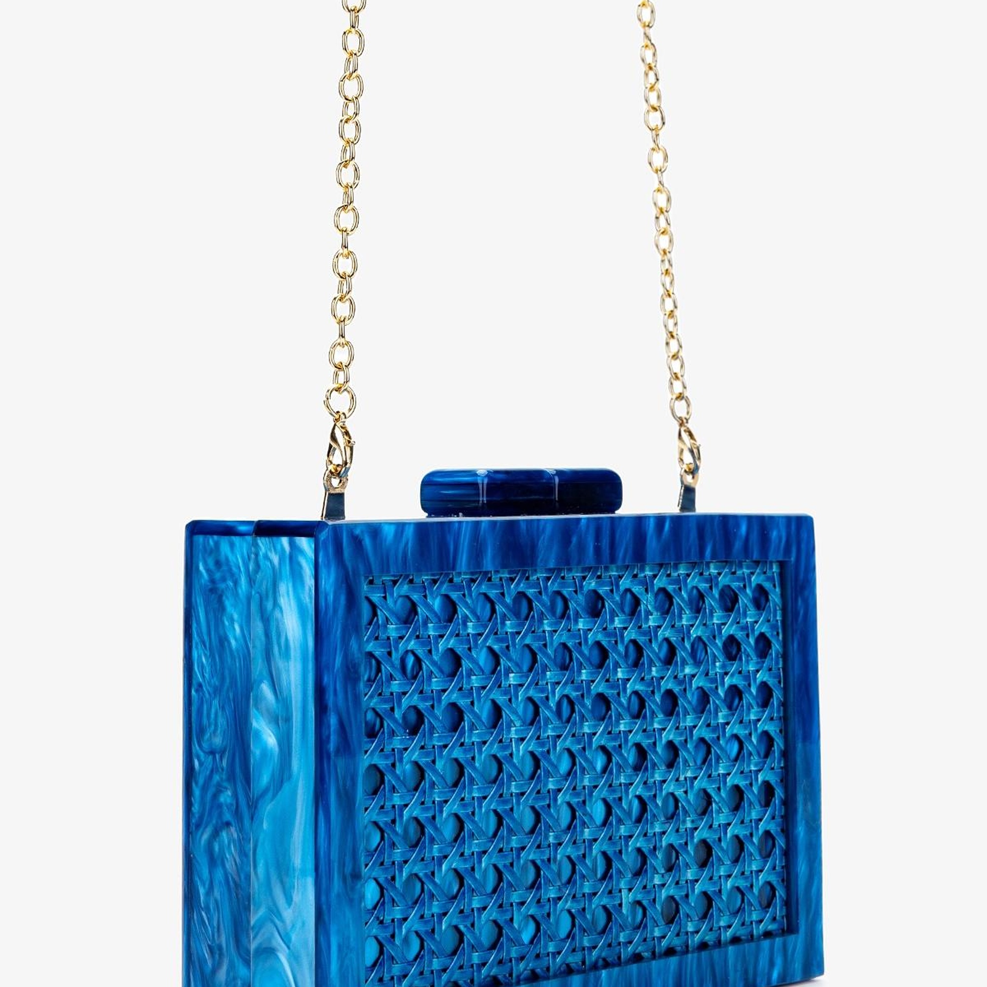 Lady Diva Kadın Vegan Mavi Abiye Çanta