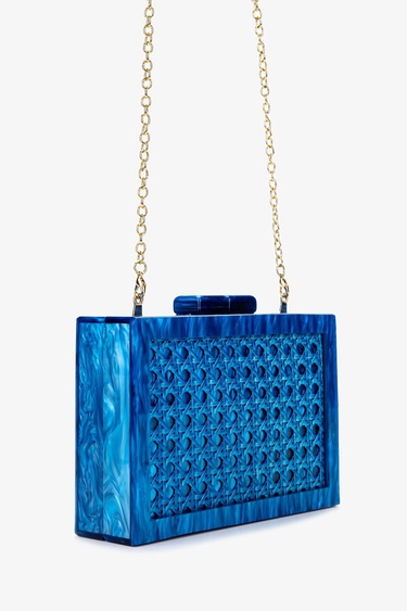  Lady Diva Kadın Vegan Mavi Abiye Çanta