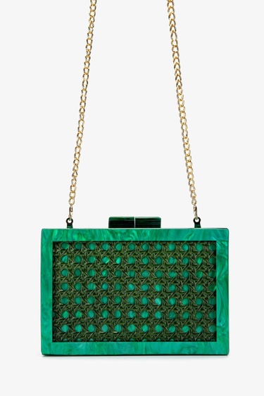  Lady Diva Kadın Vegan Yeşil Abiye Çanta