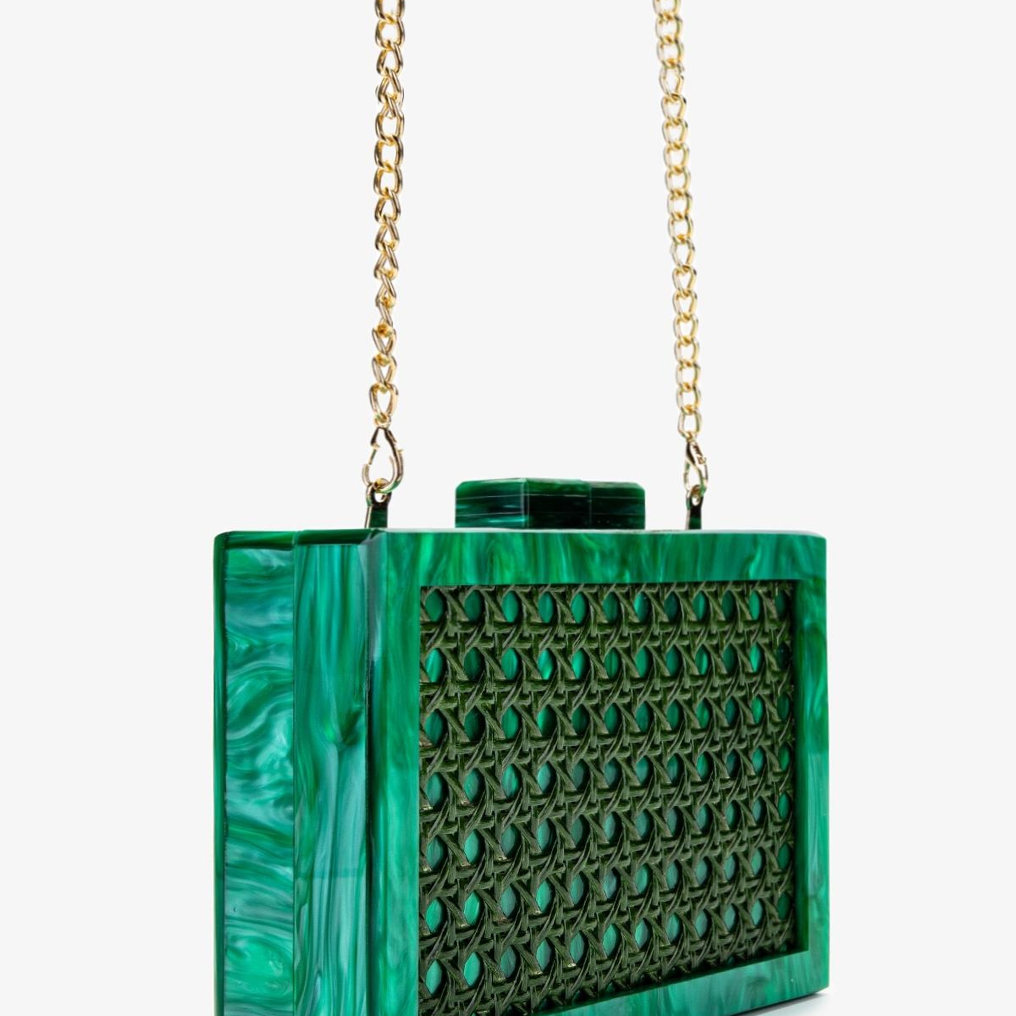 Lady Diva Kadın Vegan Yeşil Abiye Çanta