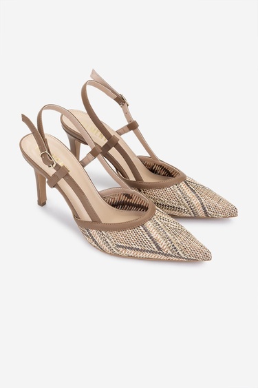  Valmenti Kadın Taba Topuklu Ayakkabı