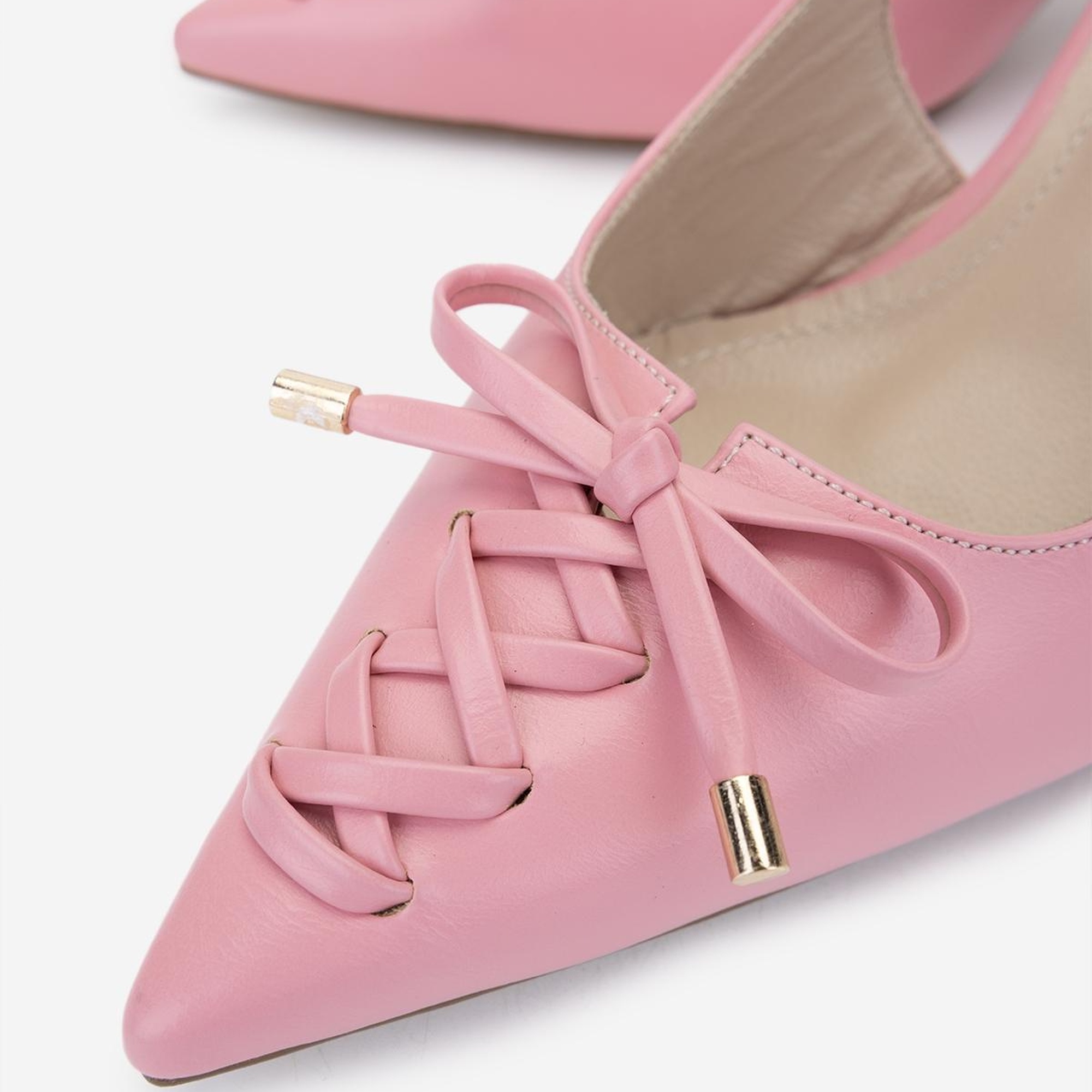 Valmenti Kadın Vegan Pudra Topuklu Ayakkabı