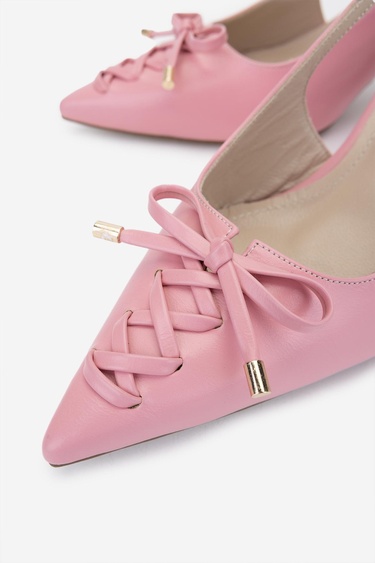  Valmenti Kadın Vegan Pudra Topuklu Ayakkabı