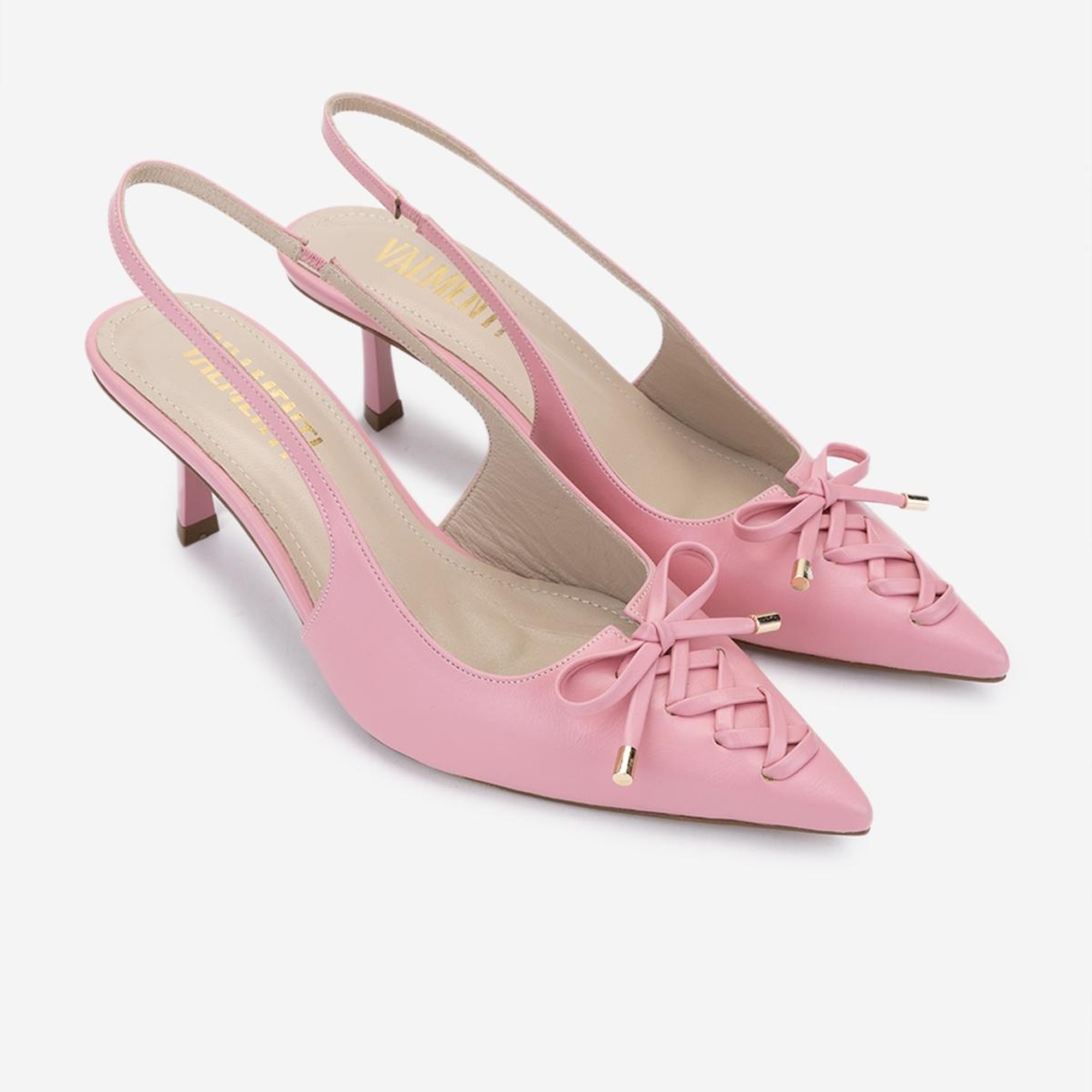 Valmenti Kadın Vegan Pudra Topuklu Ayakkabı