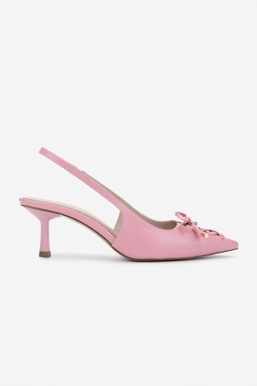  Valmenti Kadın Vegan Pudra Topuklu Ayakkabı