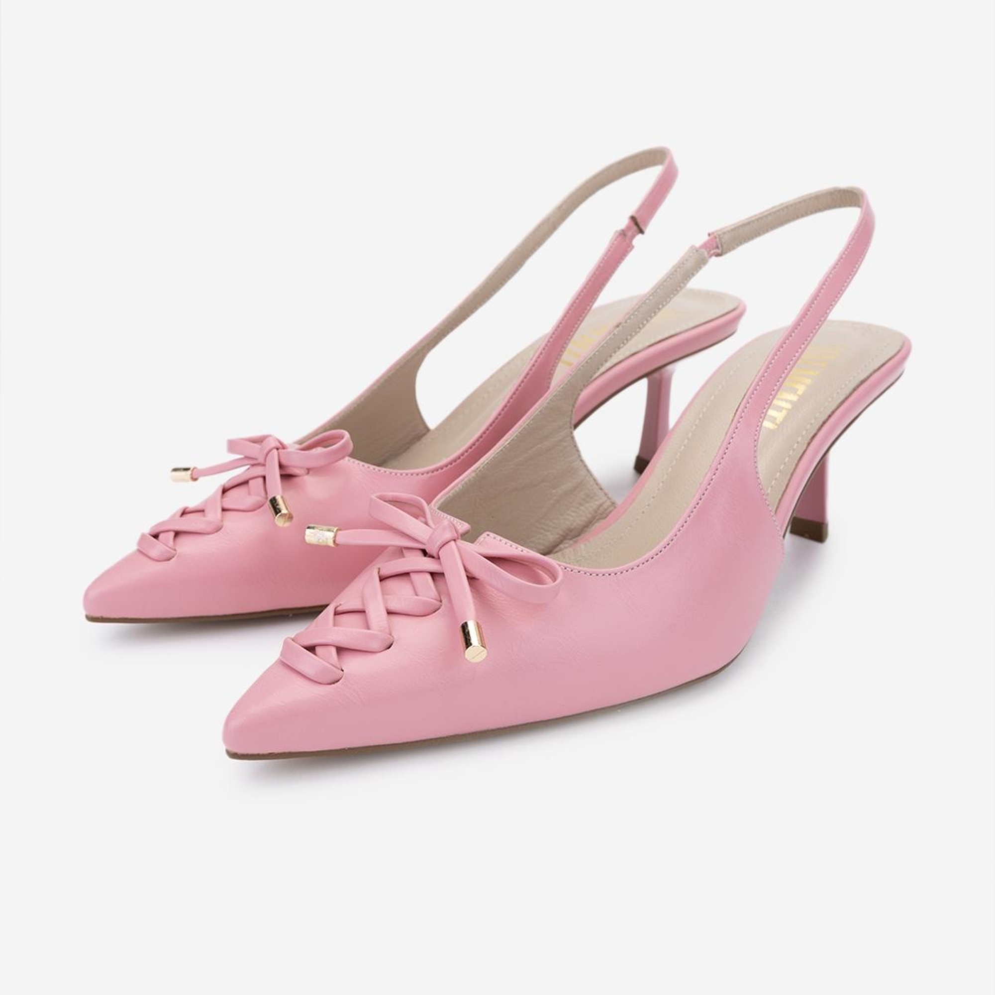 Valmenti Kadın Vegan Pudra Topuklu Ayakkabı