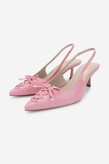  Valmenti Kadın Vegan Pudra Topuklu Ayakkabı