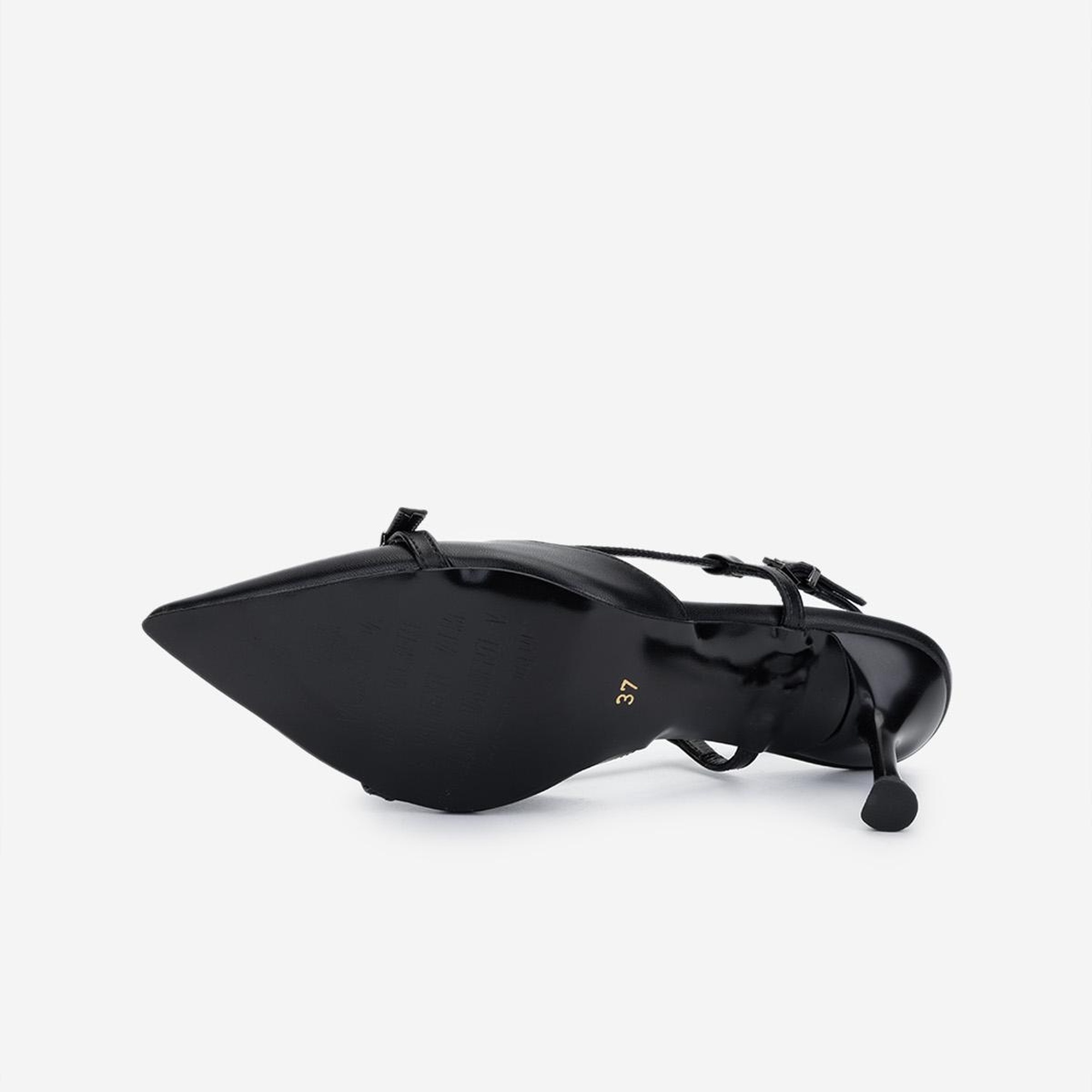 Valmenti Kadın Vegan Siyah Topuklu Ayakkabı